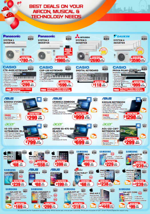 Singapore Electronics Expo 2016 Up to 95% Off Promotion 19 to 21 Aug 2016 | Why Not Deals 3