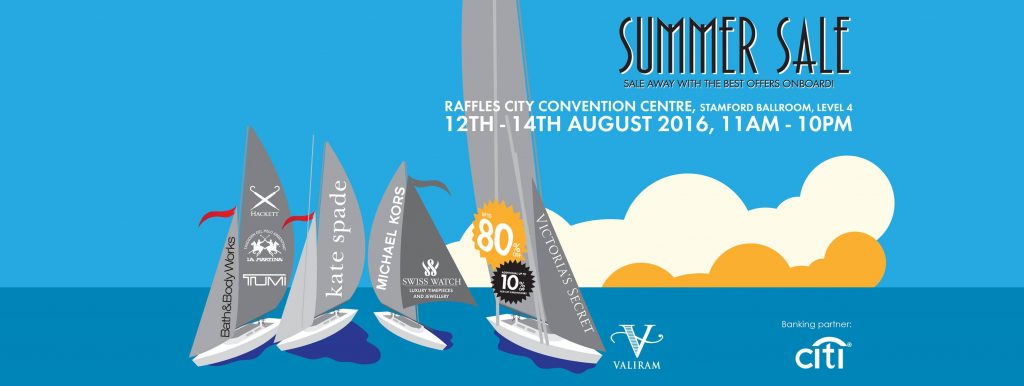 Valiram Group Luxury Sale Up to 80% Off Singapore Promotion 12 to 14 Aug 2016 | Why Not Deals