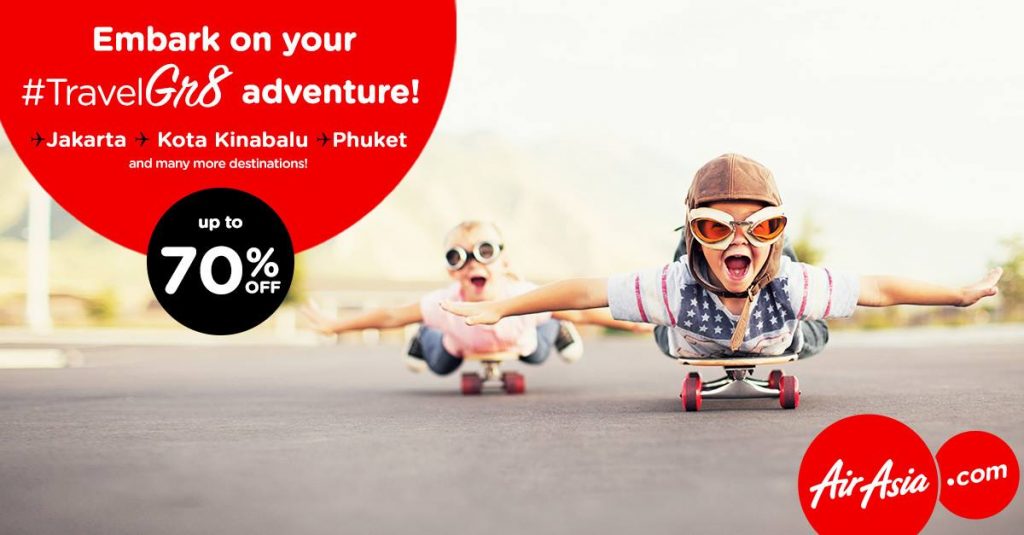 AirAsia Singapore #TravelGr8 Up to 70% Off Promotion 26 Sep to 2 Oct 2016 | Why Not Deals 1