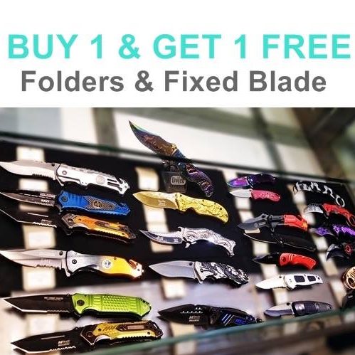 Caesars Singapore Buy 1 Get 1 FREE Folders & Fixed Blade Promotion ends 7 Oct 2016