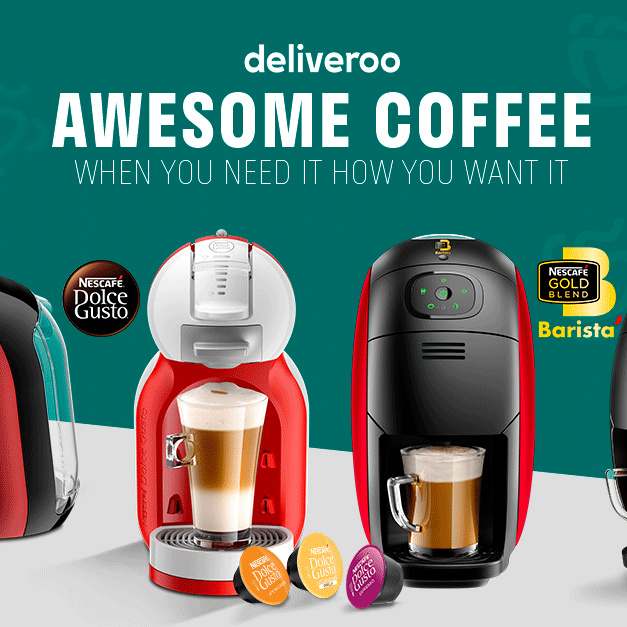 Deliveroo Singapore International Coffee Day Nescafe Coffee Machines Contest 21 to 30 Sep 2016