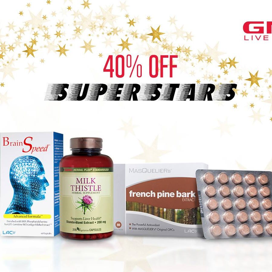 GNC Singapore Superstars of the Month 40% Off Promotion ends 30 Sep 2016
