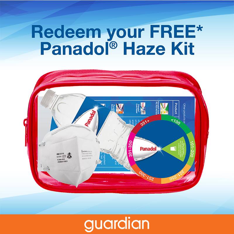 Guardian Singapore FREE Panadol Haze Kit Promotion While Stocks Last