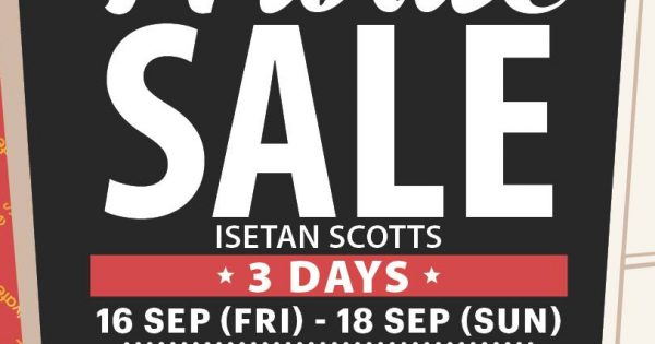 Isetan Singapore Private Sale Exclusive For Cardmembers Promotion 16 to 18 Sep 2016 | Why Not Deals