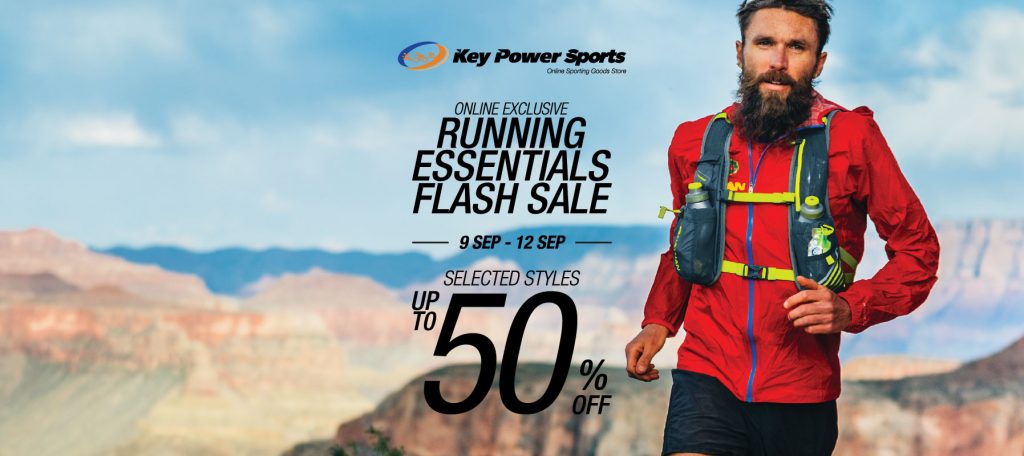 Key Power International Singapore Running Essentials Flash Sale Promotion ends 11 Sep 2016 | Why Not Deals
