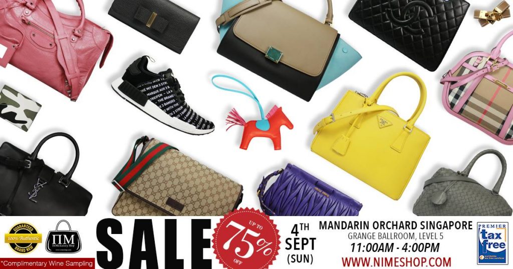 NiMe Singapore Luxury Sale Up to 75% Off Promotion 4 Sep 2016 | Why Not Deals