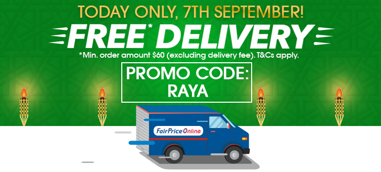 NTUC Fairprice Singapore Hari Raya Haji FREE DELIVERY Promotion 7 Sep 2016 | Why Not Deals