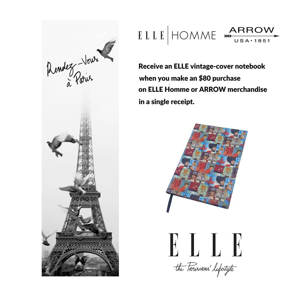 OG Singapore 70% Off Arrow and Elle Homme Apparel Promotion ends 5 Oct 2016 | Why Not Deals 1