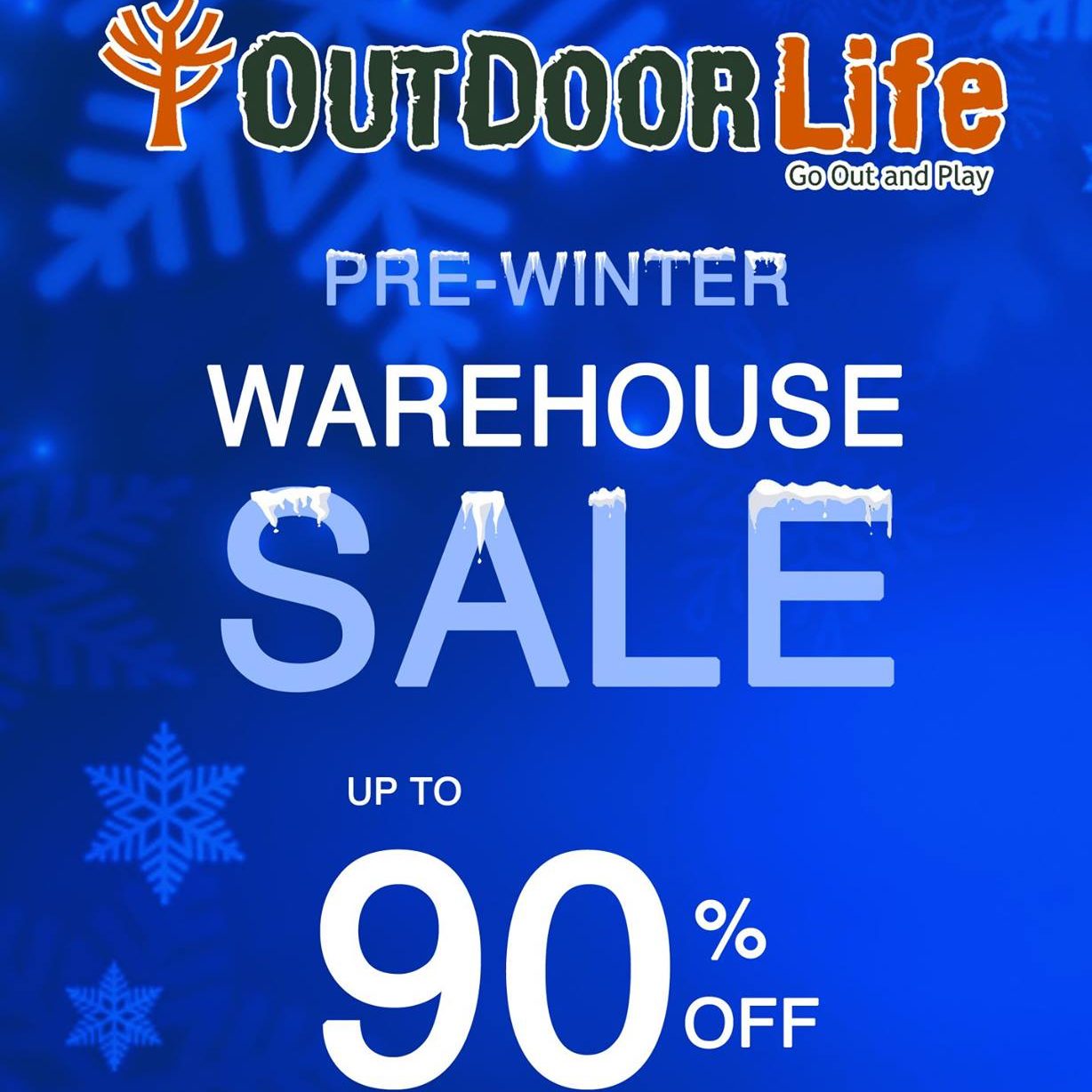 Outdoor Life Singapore Pre-Winter Warehouse Sale 90% Off Promotion 30 Sep to 2 Oct 2016