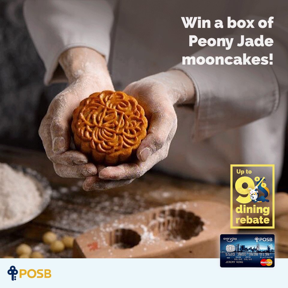 POSB Singapore Answer Question & Stand to Win Peony Jade Mooncakes Contest ends 6 Sep 2016