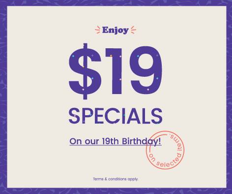 The Wallet Shop Singapore 19th Birthday $19 Special Promotion ends 30 Sep 2016 | Why Not Deals