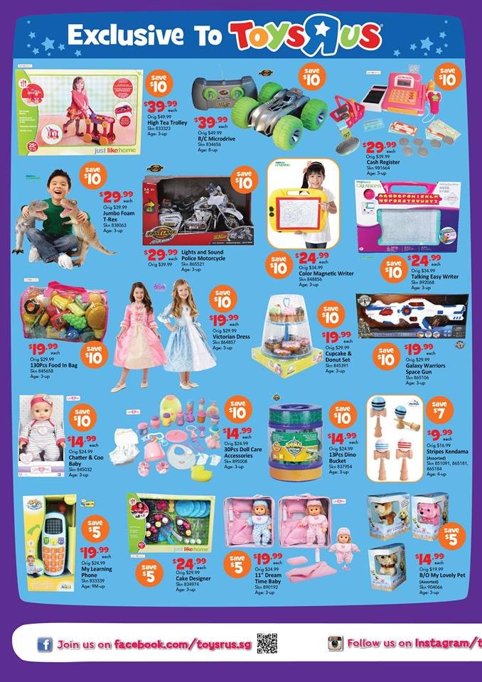 Toys "R" Us Singapore Star Card Offers Save Up to $1000 Promotion ends 31 Oct 2016 | Why Not Deals 1