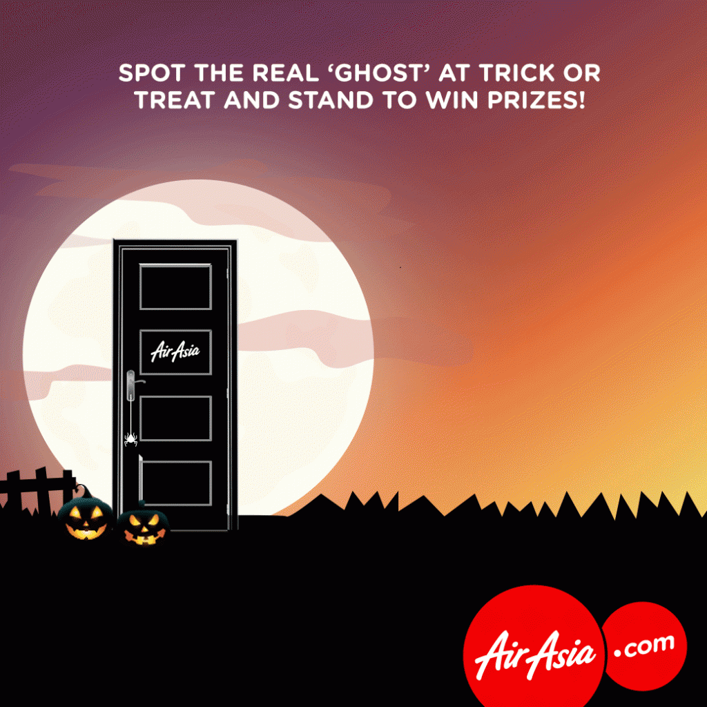 AirAsia Singapore Spot The Real Ghost & Stand to Win $100 Contest ends 31 Oct 2016 | Why Not Deals