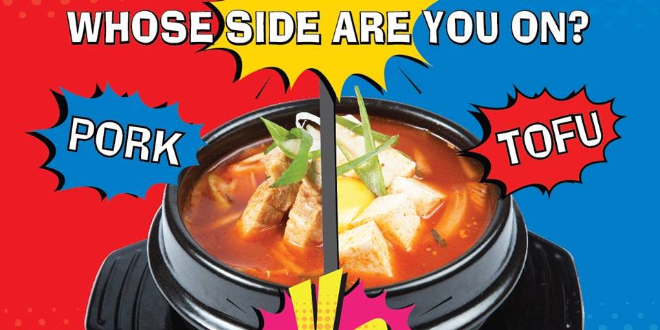 Andong Zzimdak Singapore Kimchi Pork Soup vs Korean Tofu Soup Contest 1 Sep – 31 Oct 2016