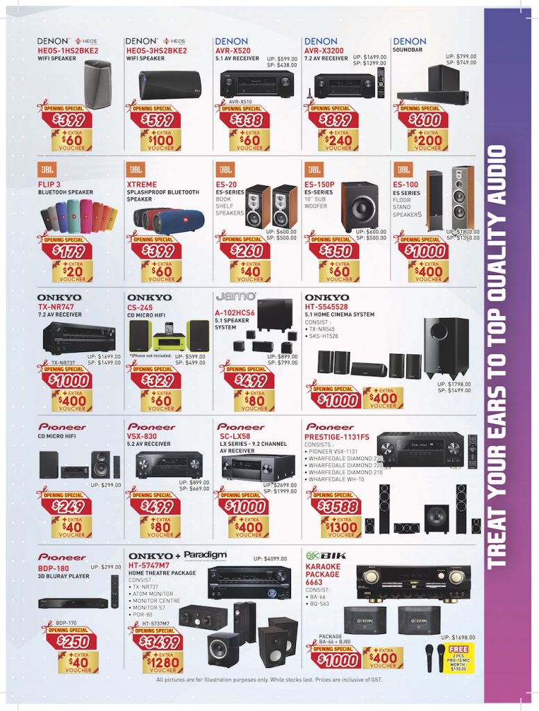 Audio House Singapore Bendemeer Flagship Store Opening Sale Promotion 8 Oct - 21 Nov 2016 | Why Not Deals 10