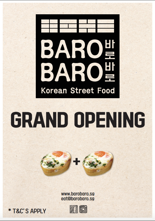 Baro Baro Singapore Grand Opening Special FREE Egg Bread Promotion ends 31 Oct 2016 | Why Not Deals