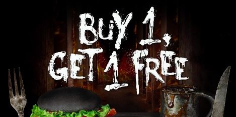 Burger King Singapore Buy 1 À-La-Carte Zom-B Burger & Get 1 FREE Promotion 24 Oct – 4 Nov 2016