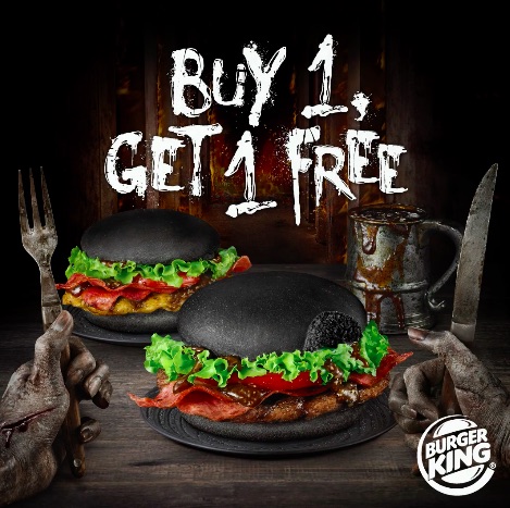 Burger King Singapore Buy 1 À-La-Carte Zom-B Burger & Get 1 FREE Promotion 24 Oct - 4 Nov 2016 | Why Not Deals