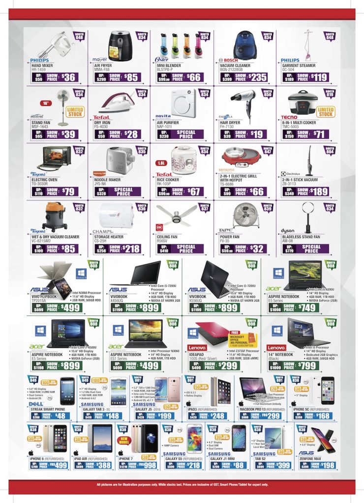 Consumer Electronics Expo Singapore Year End Clearance Sale Up to 85% Off Promotion 21-23 Oct 2016 | Why Not Deals 3