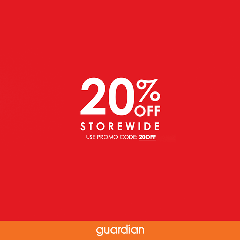 Guardian Singapore 20% Discount Storewide Promotion ends 16 Oct 2016 | Why Not Deals