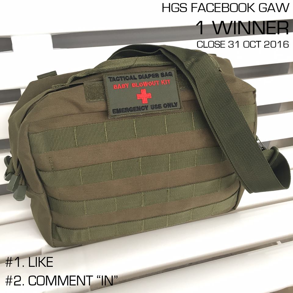 Hock Gift Shop Singapore Shoulder Bag & Diaper Patch Bag Giveaway Contest ends 31 Oct 2016