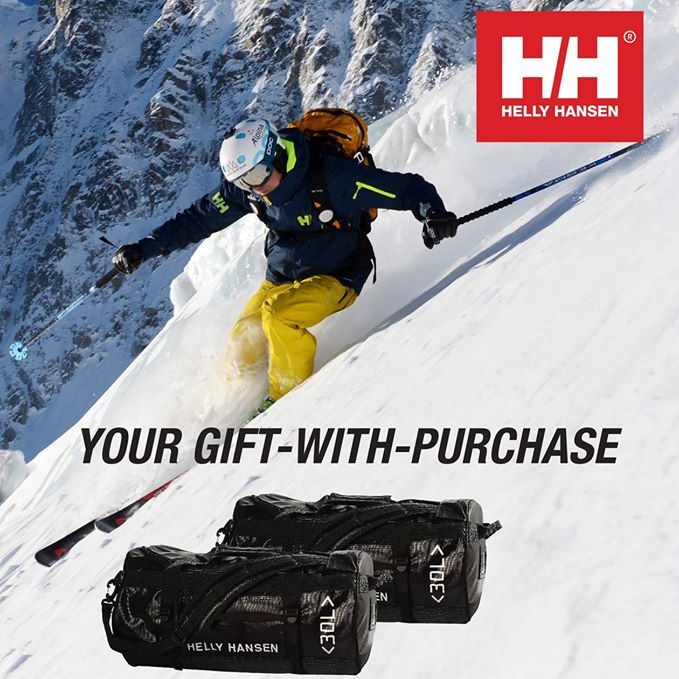 LIV ACTIV Singapore Spend $300 & Get Helly Hansen Duffel Bag Promotion ends 30 Oct 2016