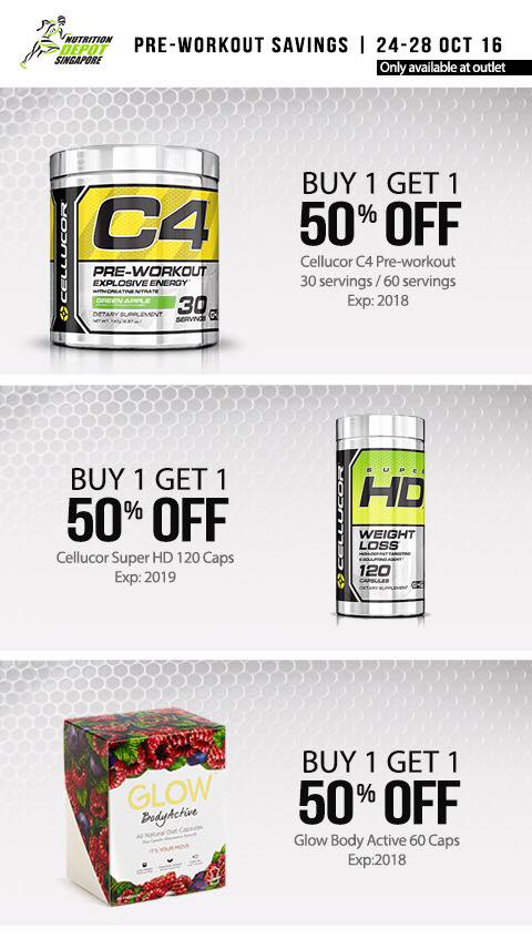 Nutrition Depot Singapore Deepavali Week Specials Buy 1 Get 1 at 50% Off Promotion 24-28 Oct 2016 | Why Not Deals