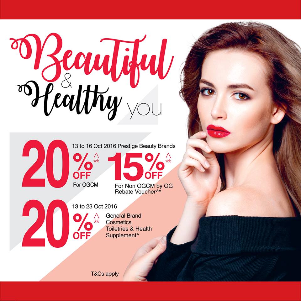 OG Singapore Beautiful & Healthy You Promotion 13-23 Oct 2016 | Why Not Deals