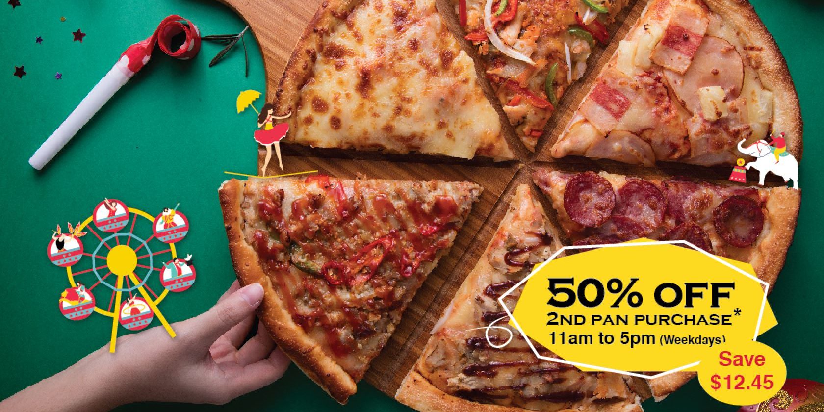 Pezzo Pizza Singapore 50% Off 2nd Pan Purchase Promotion ends 31 Oct 2016