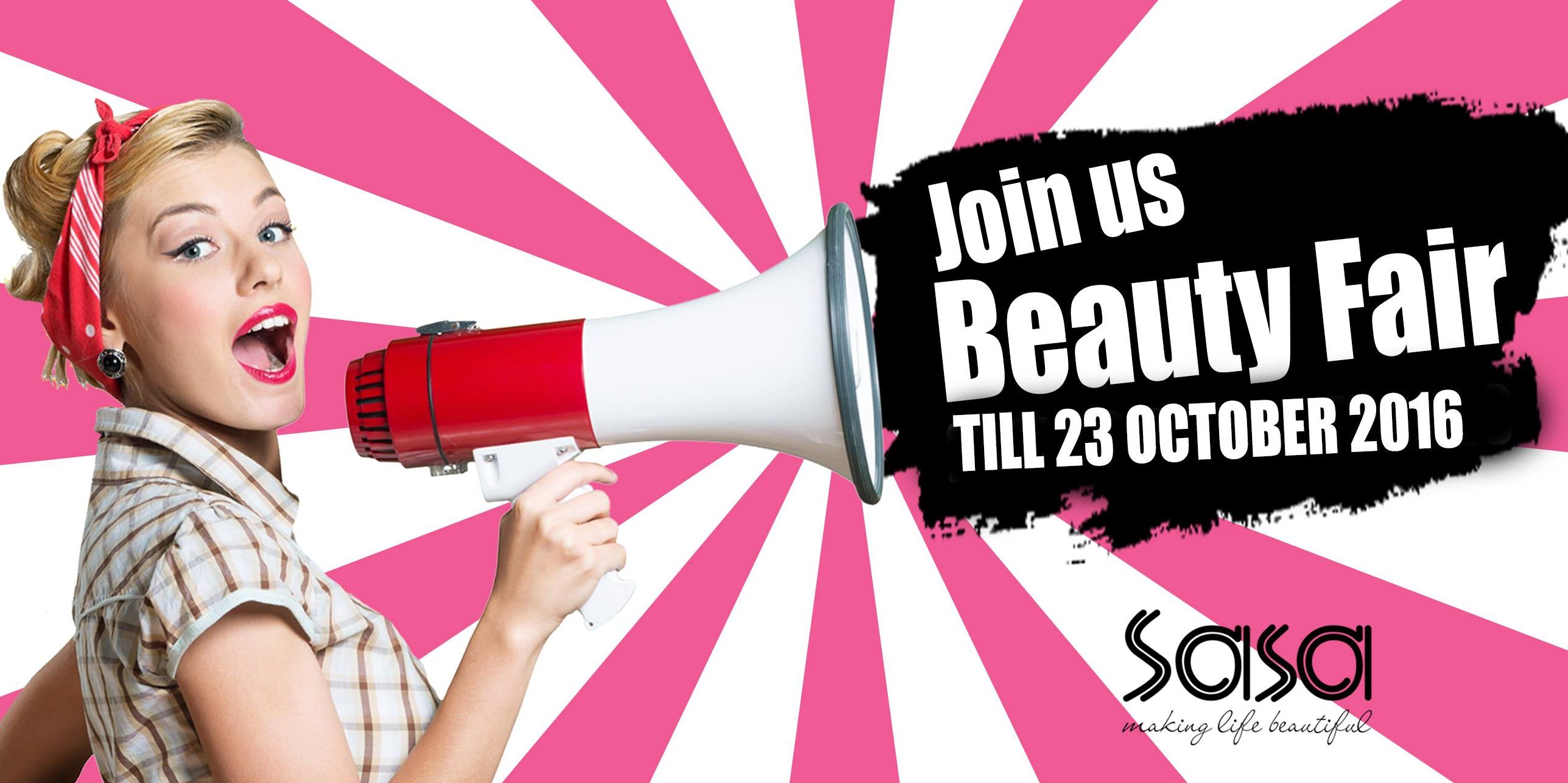 Sasa Singapore Beauty Fair at Lot One Atrium Promotion 17-23 Oct 2016