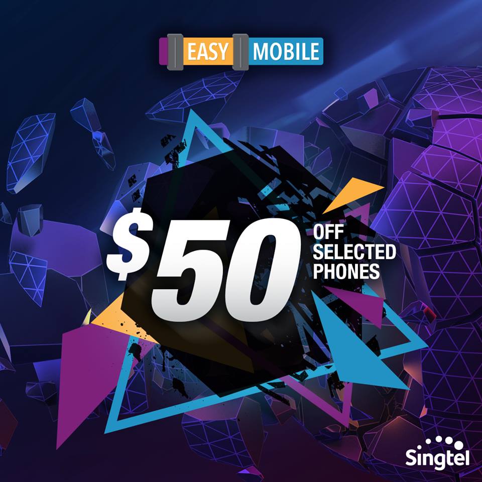 Singtel Singapore $50 Off Selected Phones with Easy Mobile Plan Promotion ends 14 Oct 2016 | Why Not Deals