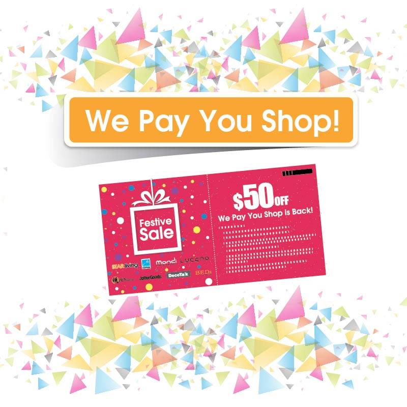 Star Living Singapore Festive Sale We Pay You Shop Voucher Promotion 14-30 Oct 2016 | Why Not Deals