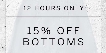 The Closet Lover Singapore Flash Sale Alert 15% Off All Bottoms Promotion ends 15 Oct 2016