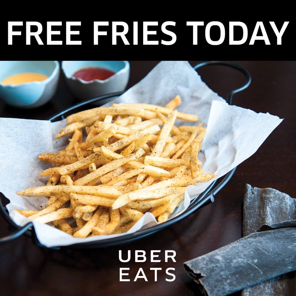 UberEATS Singapore FREE Fries Today Promotion 26 Oct 2016 | Why Not Deals