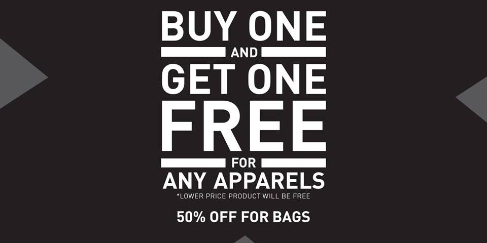 2XU Singapore Black Friday Sale @ 2XU Suntec City 50% Off Bags Promotion 25 Nov 2016