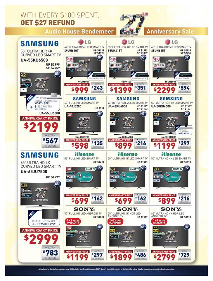 Audio House Singapore 27th Anniversary Sale Up to 80% Off Promotion 3-22 Dec 2016 | Why Not Deals 10