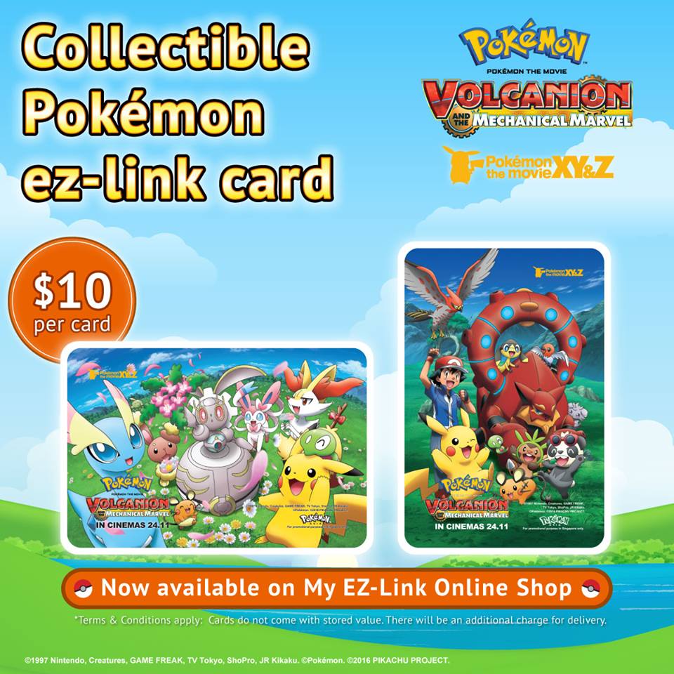 EZ-Link Singapore $10 Pokémon EZ-Link Cards Promotion While Stocks Last | Why Not Deals