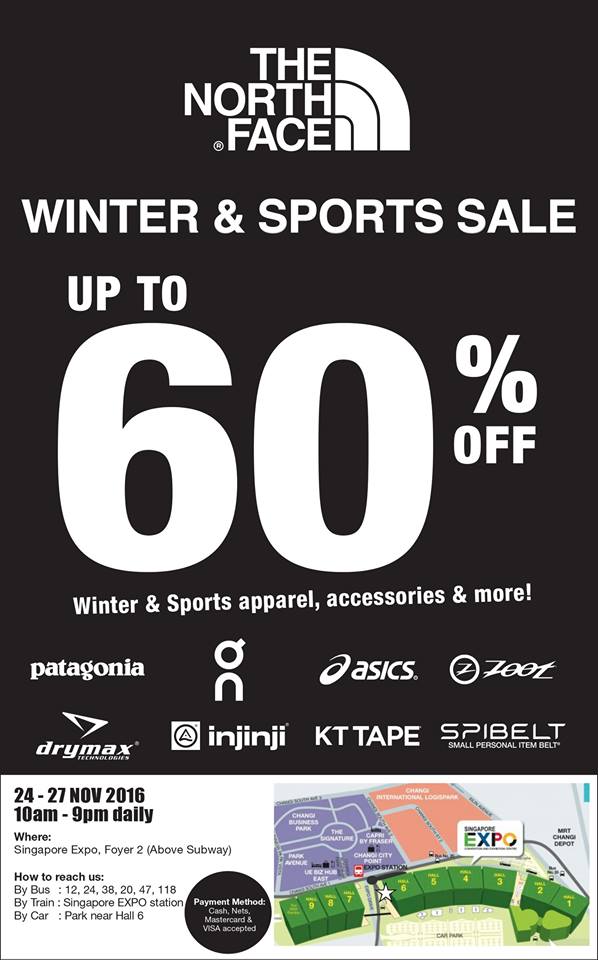LIV ACTIV Singapore Expo Foyer 2 Winter & Sports Sale Up to 60% Off Promotion 24-27 Nov 2016 | Why Not Deals