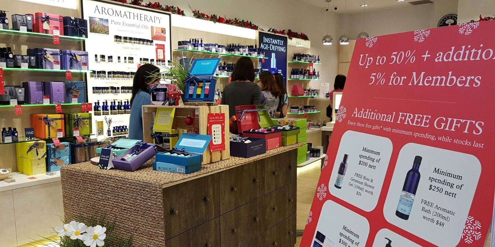 Neal’s Yard Remedies Singapore Pre-Christmas Gift Sale 50% Off Promotion 12-13 Nov 2016