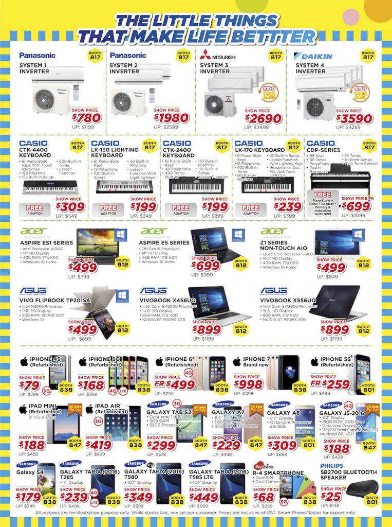Singapore Premium Electronics Fair at Suntec Promotion from 5-7 Nov 2016 | Why Not Deals 5