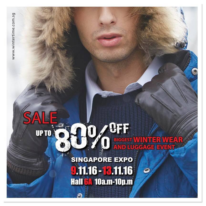 Winter Time Singapore EXPO Sales Up to 80% Off Promotion 9-13 Nov 2016 | Why Not Deals