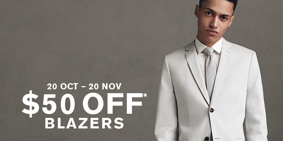 wt+ Singapore TOPMAN $50 Off Blazers Promotion 20 Oct – 20 Nov 2016