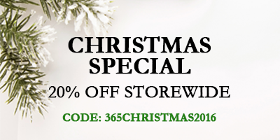 365 Days Singapore Christmas Special 20% Off Storewide Promotion ends 15 Dec 2016