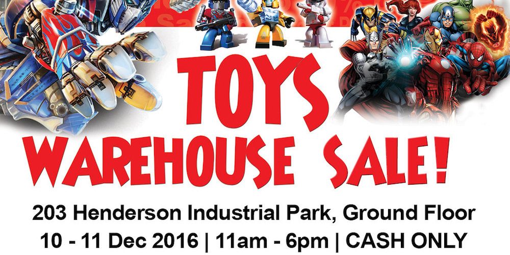 Action Toyz Singapore Toys Festival Warehouse Sale Promotion 10-11 Dec 2016