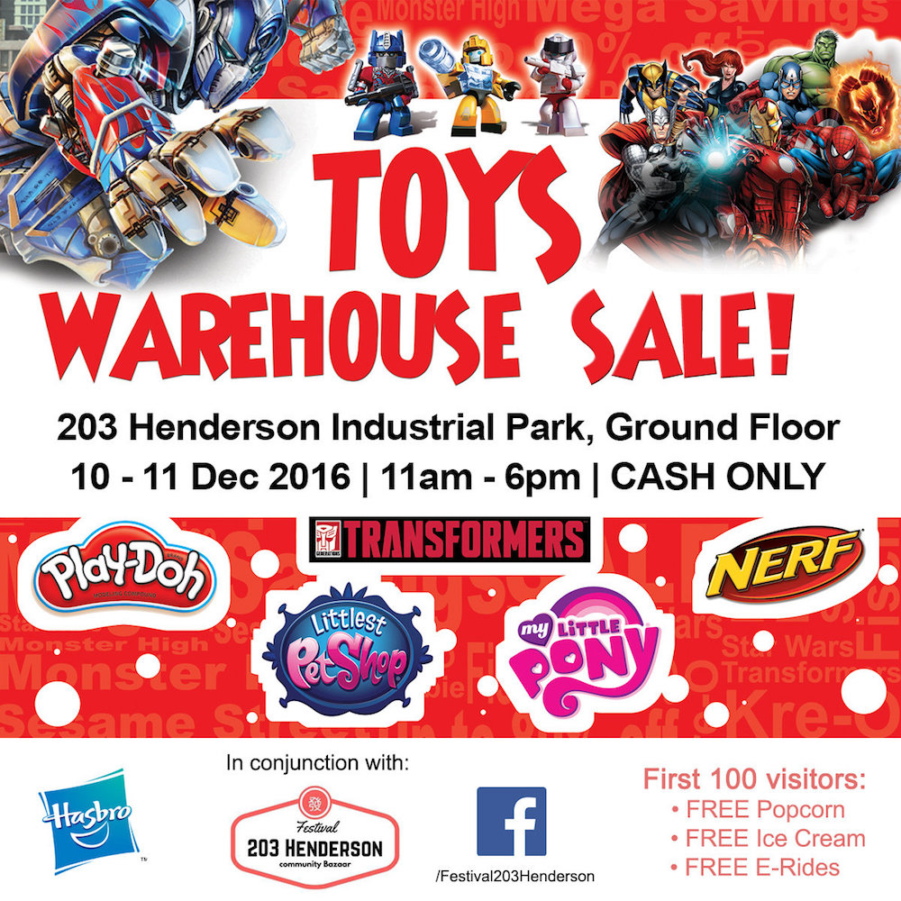 Action Toyz Singapore Toys Festival Warehouse Sale Promotion 10-11 Dec 2016 | Why Not Deals
