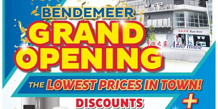 Audio House Singapore Bendemeer Grand Opening Sale Up to 80% Off Promotion ends 26 Jan 2017