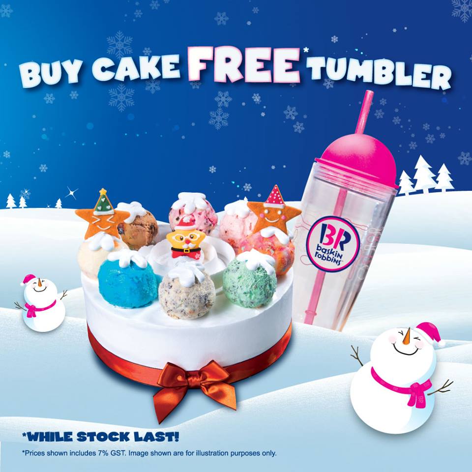 Baskin Robbins Singapore Buy Any Ice Cream Cake & Get FREE Tumbler Promotion While Stocks Last | Why Not Deals
