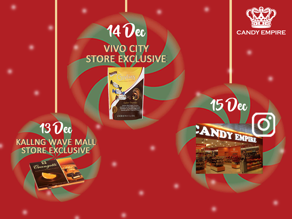 Candy Empire Singapore Month of Gifting & Sharing Promotion 7-18 Dec 2016 | Why Not Deals
