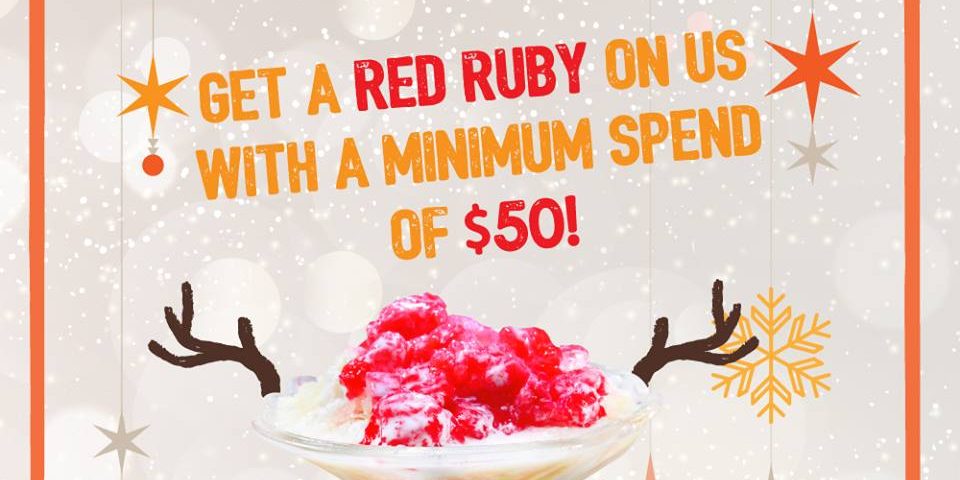 Central Thai Singapore Spend $50 & Get a Free Red Ruby Promotion ends 31 Dec 2016
