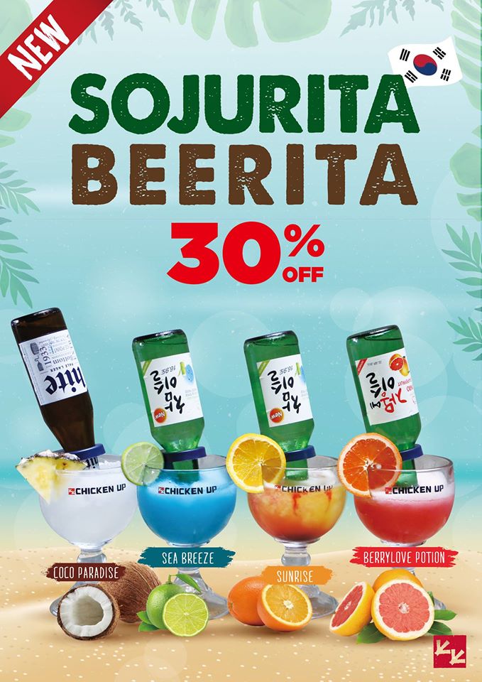 Chicken Up Singapore Holiday Special 30% Off Sojurita Beerita Promotion ends 31 Jan 2017 | Why Not Deals